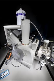 Use a focused ion beam to process samples for imaging and analysis using our FIB-SEM