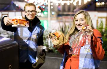 Female and male Cascade Night Owl volunteers