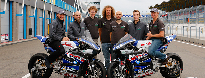 Electric superbike team