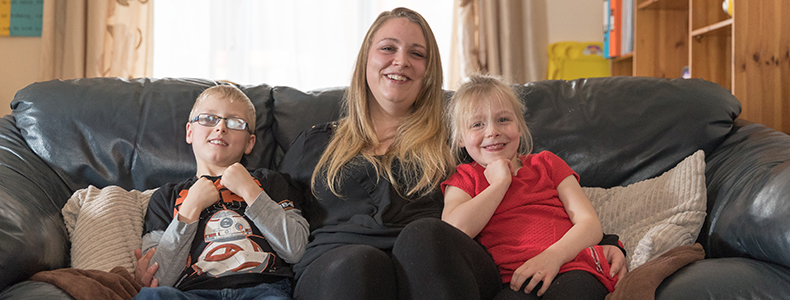 Rachel Wiffen with children