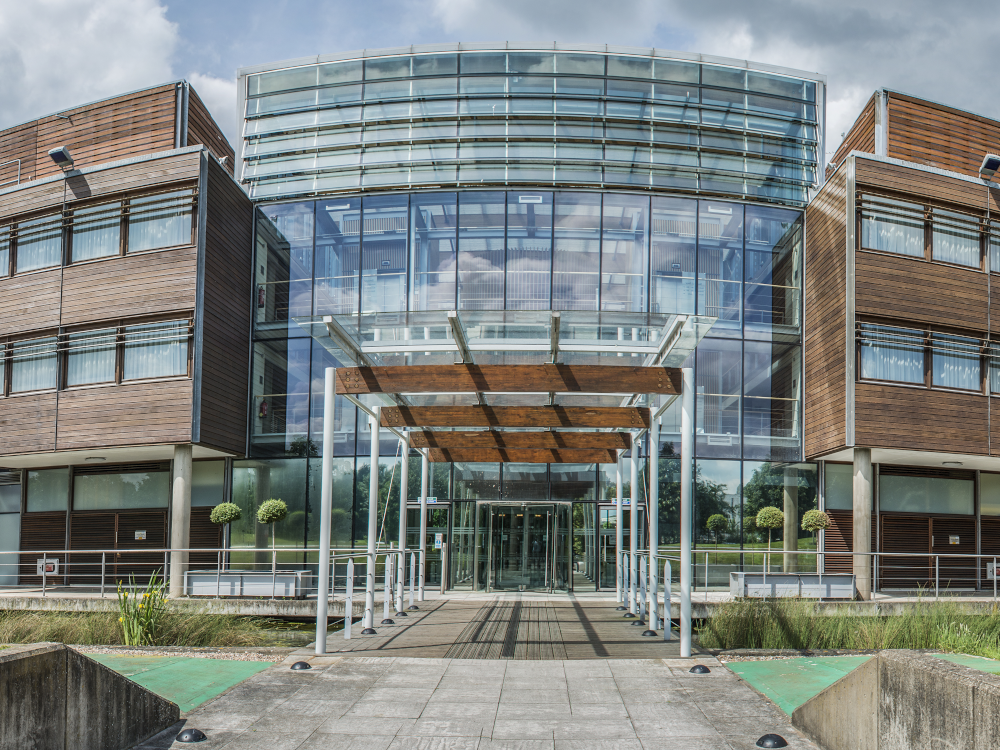 Entrance of De Vere hotel, Jubilee campus