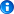 Blue information symbol
