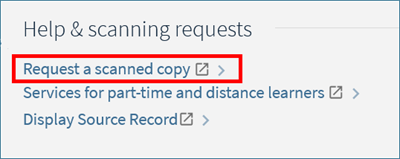 Requests and bookings - The University of Nottingham