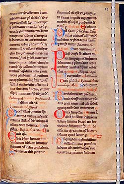 Page from breviary (WLC/LM/1, f. 29r)