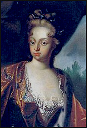 Painting of Charlotte Sophie, Countess Bentinck, née von Aldenburg. Copyright Heimatmuseum Varel (Germany)