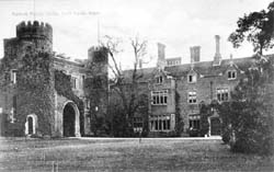 Photograph of Hodsock Priory, from the 1900s