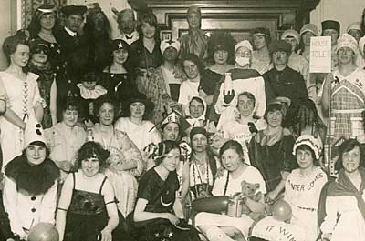 Photograph of nursing staff in fancy dress