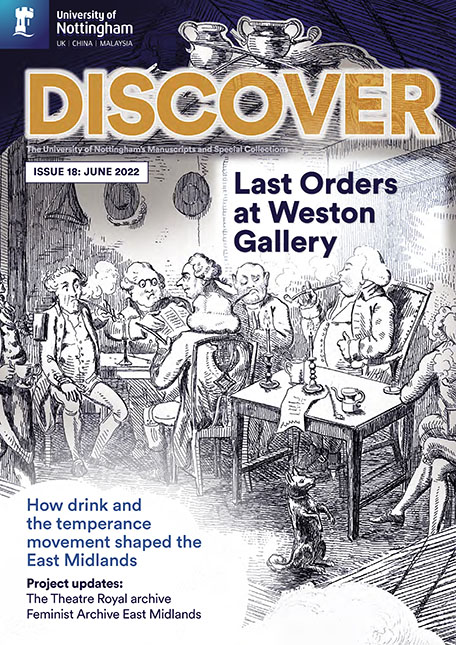Front cover of Manuscripts and Special Collections' Discover Magazine June 2022