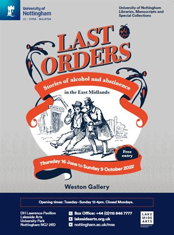Last Orders exhibition poster