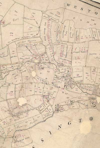 Plan of Moorhouse, 1820