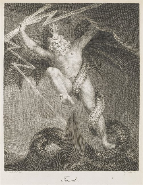 Engraving by William Blake