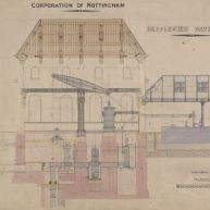 Architectural plan of Papplewick Pumping Station