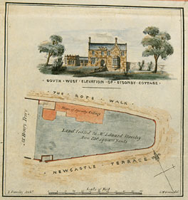 Lease of property in The Park, Nottingham, 1829 (Ne 6 D2/37/245)
