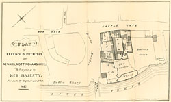 Plan of Newark (Ne 6 M 1/3/2/3/3) with detail below