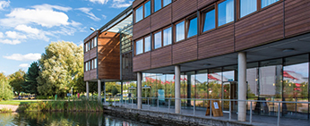 Exterior of the Jubilee Campus Conference Centre