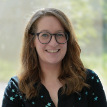 Head and shoulders portrait of Jen Yates