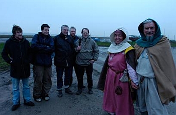 Group of enthusiasts at Heswall Point