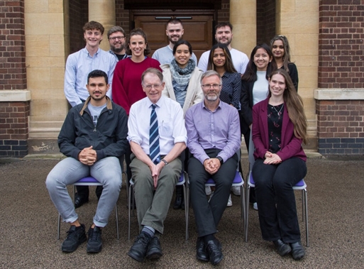 MRes Biomolecular Technology Graduation class & staff (2022-23)