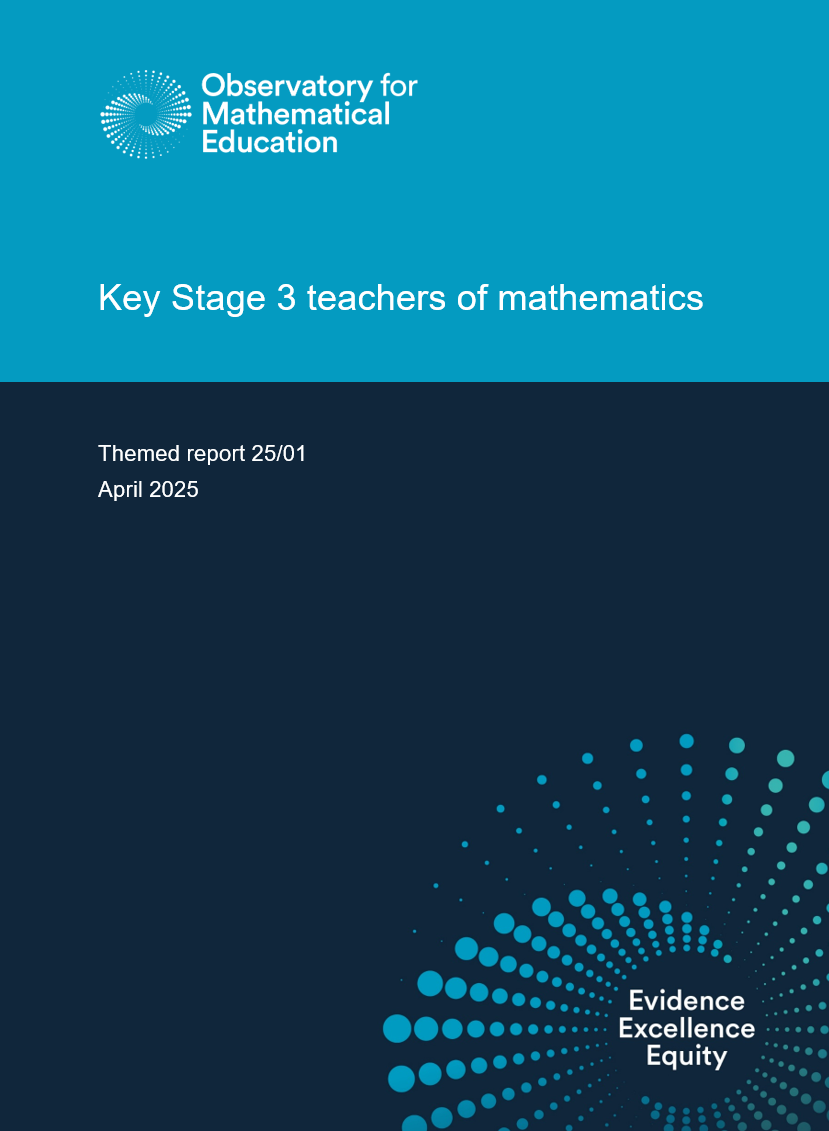 KS3 teachers of maths report image