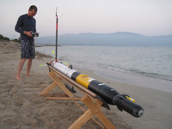 Deploying the AUV
