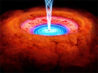 Artist_impression_of_the_supermassive_black_hole_in_NGC_4151