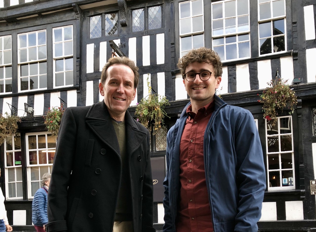 诺丁汉研究人员与演员本·米勒一起探索明星的熊熊野生故乡历史