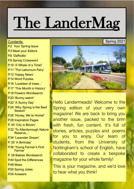 News - English students publish magazines for care homes in Covid times