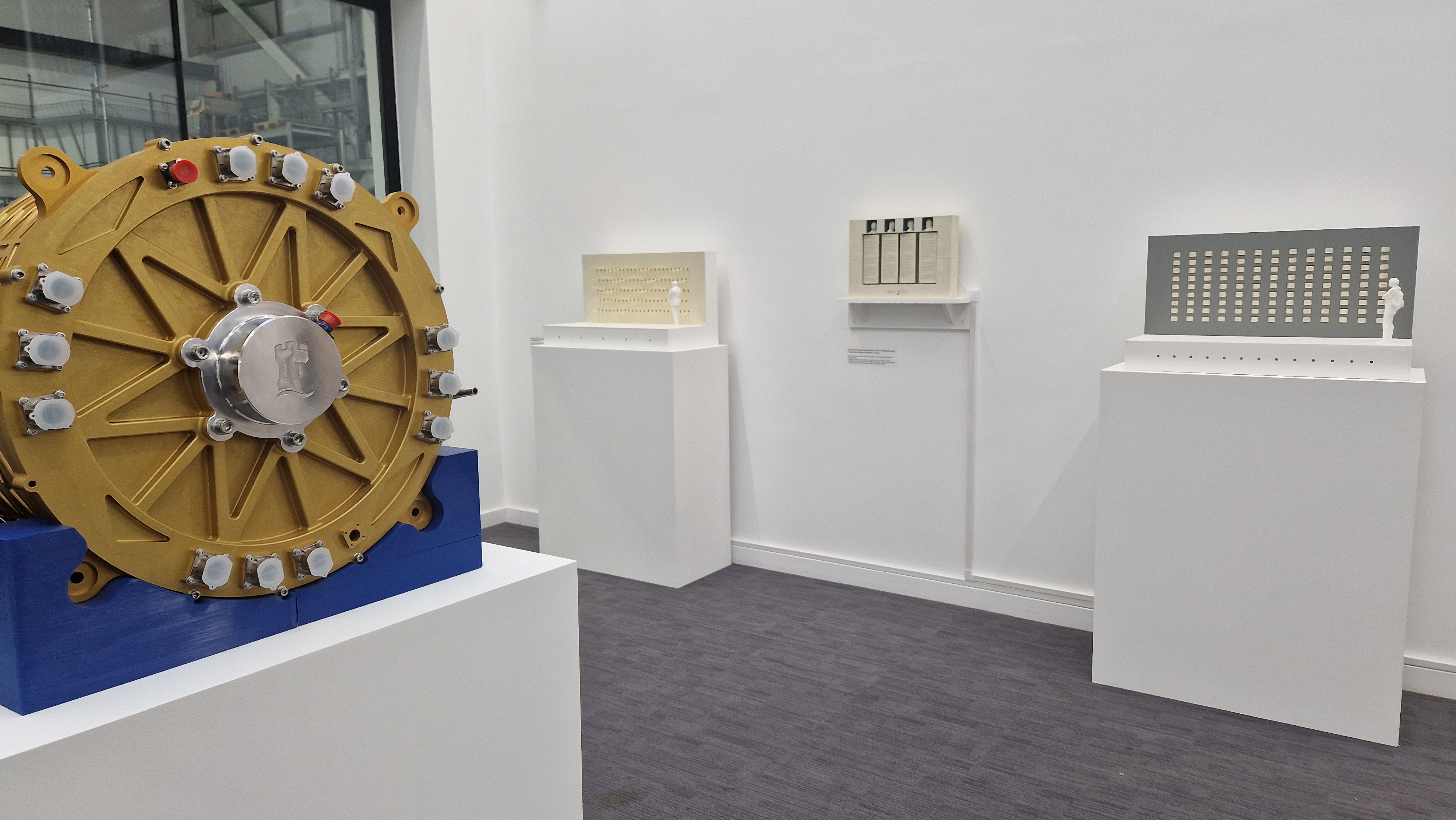 The three models in situ at the PEMC