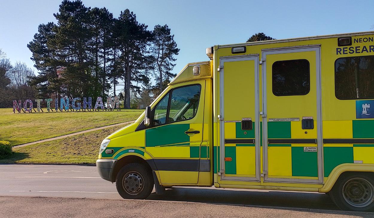 The research ambulance on University Park Campus resized