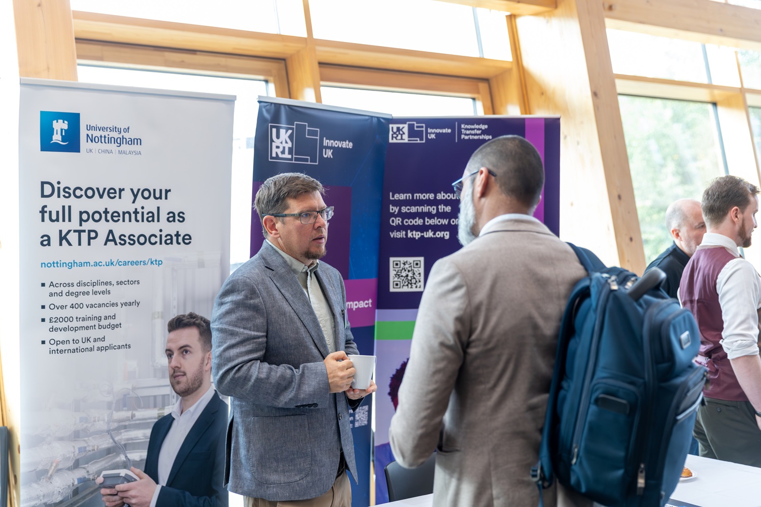 Attendees at the recent University of Nottingham event to celebrate 50 years of Knowledge Transfer Partnerships