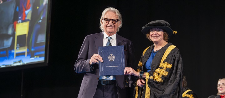 Sir Paul Smith receives his honorary degree