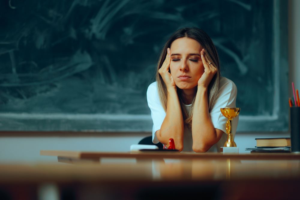 Teacher burn out - iStock-2154665811