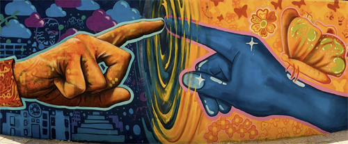 Mural for press release