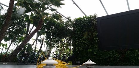 ETFE roof solar transmittance pyranometers Nottingham University