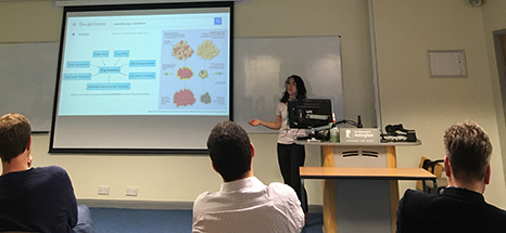 Amanda Pearce giving her seminar