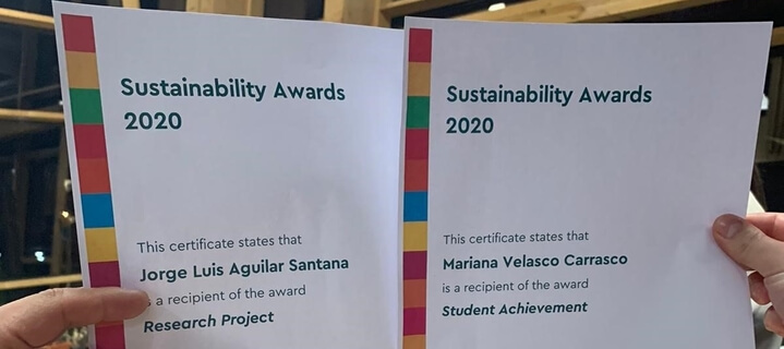 Sustainability Award Certificates