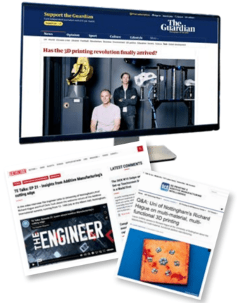 Media engagement enabling next generrtion additive manufacturing