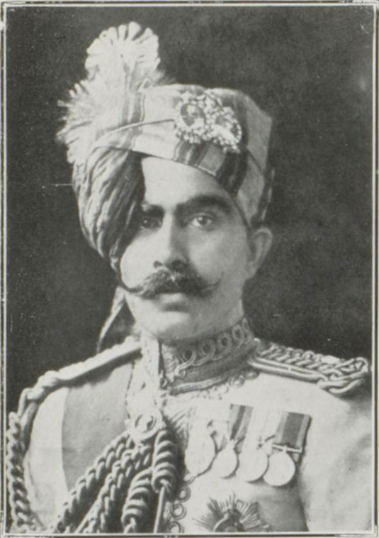 Photograph of Sir Ganga Singh, Maharaja of Bikaner, from the published biographical guide to delegates at the second session of the Round Table Conference, 1931