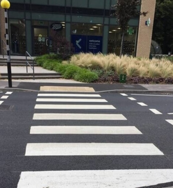 Zebra crossing on University Park (1)
