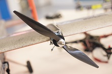 UAV aeroplane in the Aerospace Technology Centre