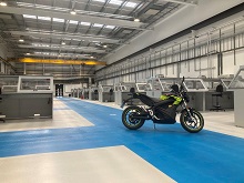 Machines Drives and Power Converter lab with electric bike in foreground