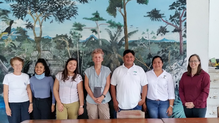 Meeting with Ya'axche Conservation Trust, during the first fieldwork