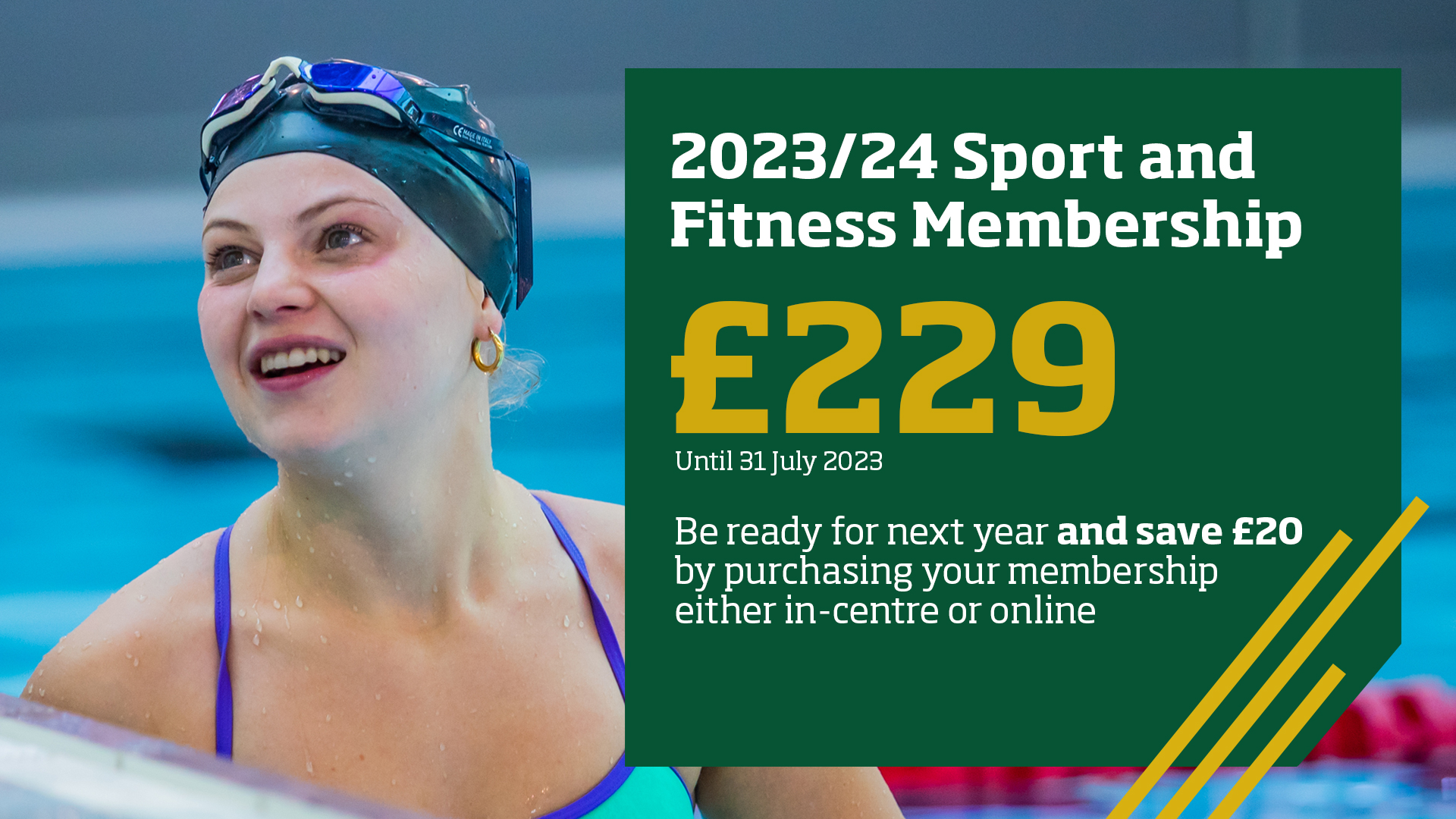 £229 student membership for 2023/24
