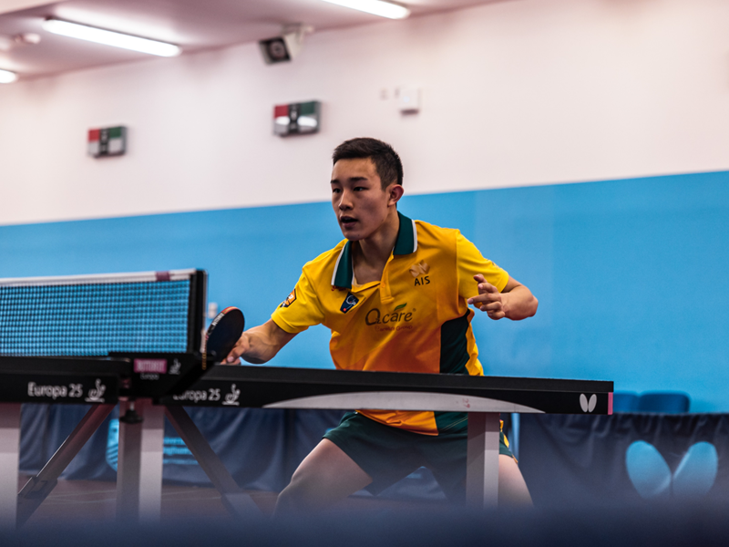 Australia Table Tennis training at David Ross Sports Village