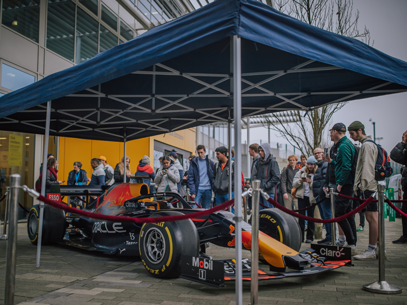 Red Bull Racing visit David Ross Sports Village