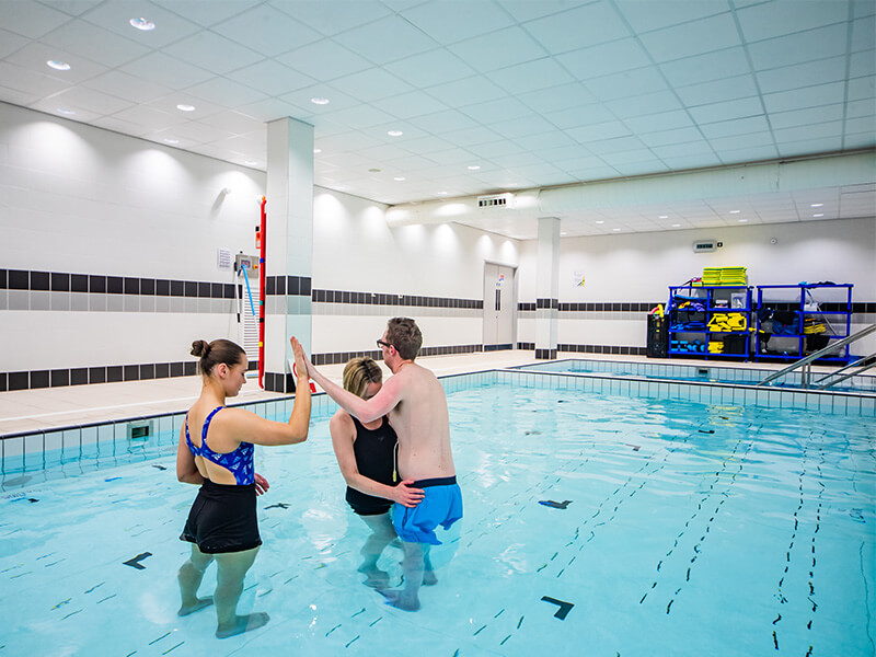 A hydrotherapy appointment in our Sports Injury Clinic