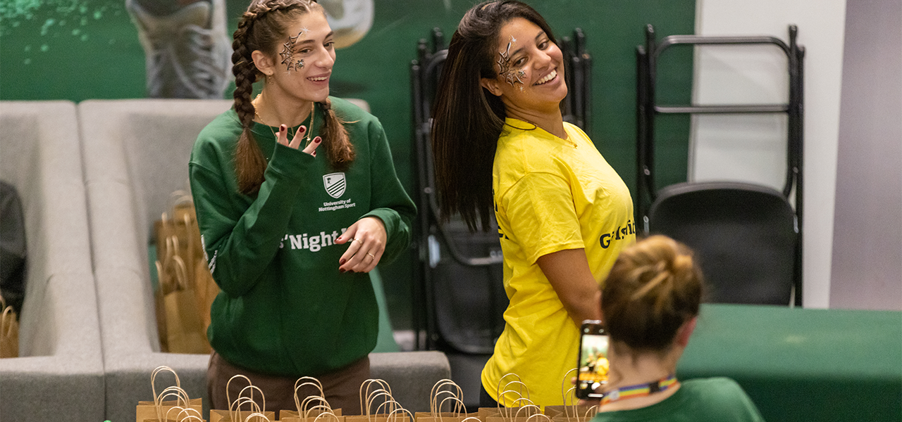 Participation Team Ambassadors working Girls' Night In event