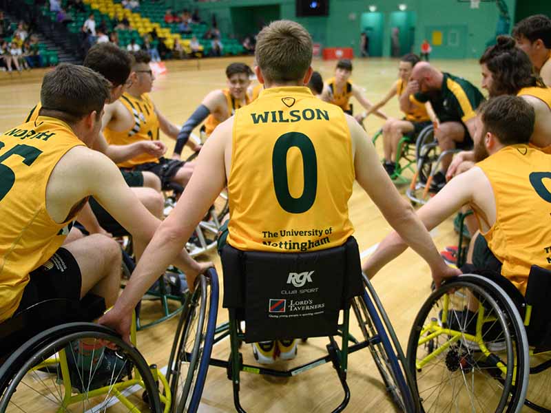 Wheelchair Basketball - University of Nottingham