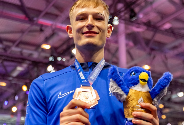 Matthew Howell - University of Nottingham student with his bronze medal