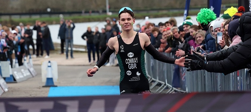 Oliver Conway at the 2025 BUCS Duathlon Championships